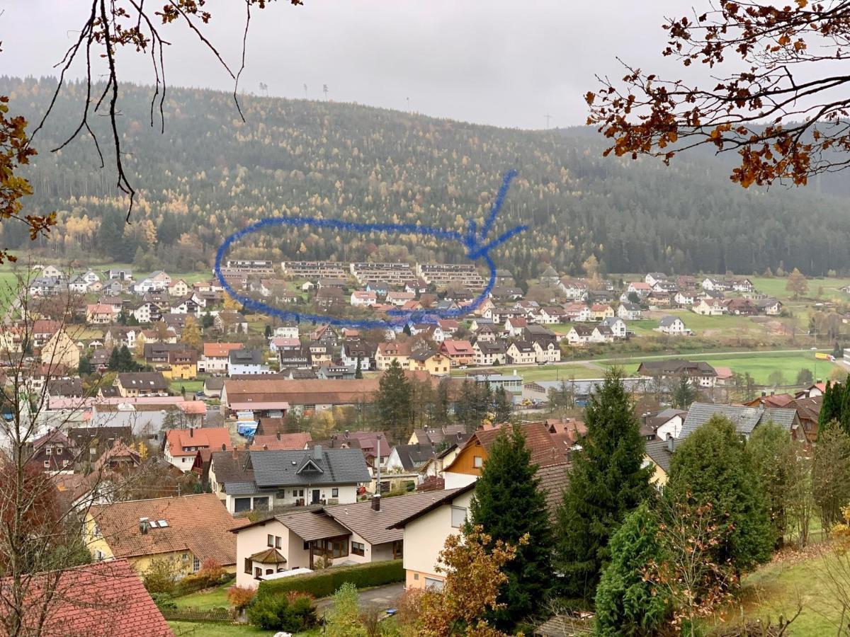 Appartement Mit Herrlicher Aussicht Uebers Murgtal Baiersbronn Exterior foto